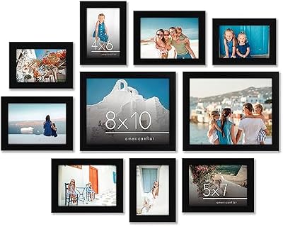 Americanflat Gallery Wall Frame Set of 10 - Black - image 2 of 4