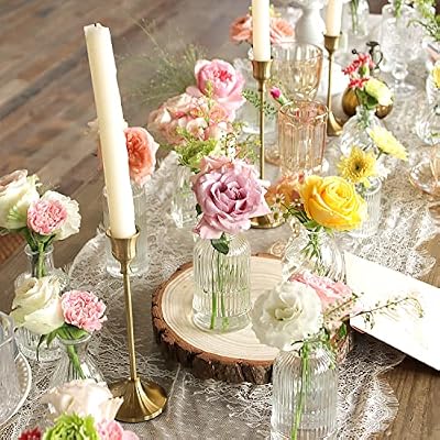 Bud Vases in Bulk 24, Small Glass Vase for Table Centerpieces - image 4 of 4