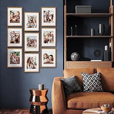 Sheffield Home 9 Piece Gallery Wall Frame Set, 11x14 Inch, Antique Bronze - image 3 of 4