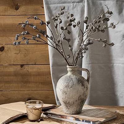 LUKA Ceramic Rustic Farmhouse Vase - image 4 of 4